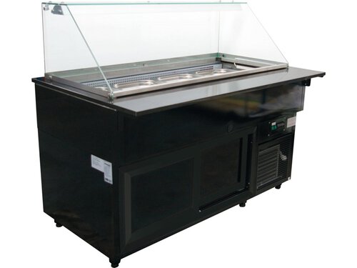 Gastroline K�hltheke Salattheke Kaisa Gastro 2.5 Ausstellungsfl�che 1,27 m�, BTH 250 x 80 x 125 cm