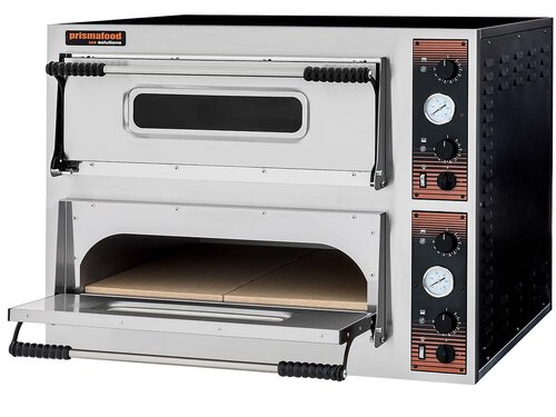 Pizzaofen Valvasone 44 mit 2 Backkammern fr Pizzen 8x  32 cm, BTH 97,5 x 92,4 x 74,5 cm