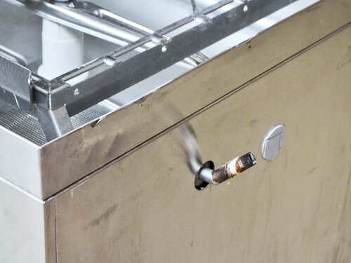 Haubensplmaschine Meiko DV 200.2 Korbma 2x 50 x 50 cm mit externer Dosiereinrichtung fr Reiniger und Klarspler