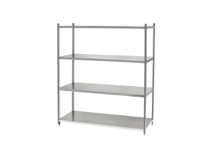 Regal, Edelstahl, Traglast je Boden max.150 kg, in...