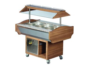 Salatbar Buffettheke Kaltbuffet fr 3x, 4x oder 6x GN 1/1...