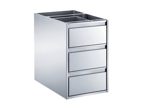 Schubladenblock mit 3 Schubladen, ohne Abdeckung, ohne...