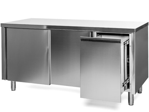 Arbeitsschrank mit Abfallbehlter rechts, Bautiefe 70 cm,...