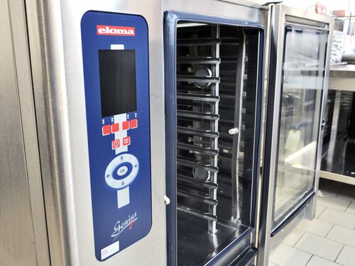 Kombidmpfer Elektro Eloma Genius T10-11 fr 10x GN 1/1, BTH 93 x 80 x 112 cm