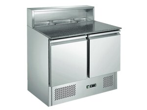 Pizzak�hltisch, Inhalt 285 Liter, f�r 5x GN 1/6, mit 2...
