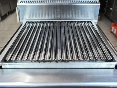 Gas Lavasteingrill EKU 650-PLX-60 mit V-Rost, BTH 60 x 65 x 90 cm