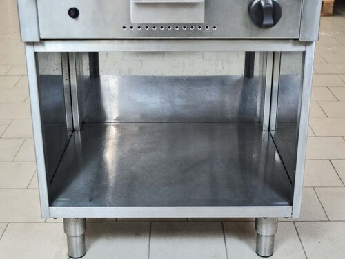 Gas Lavasteingrill EKU 650-PLX-60 mit V-Rost, BTH 60 x 65 x 90 cm