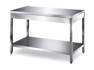 Arbeitstisch mit Grundboden, Bautiefe 60 cm, ohne...