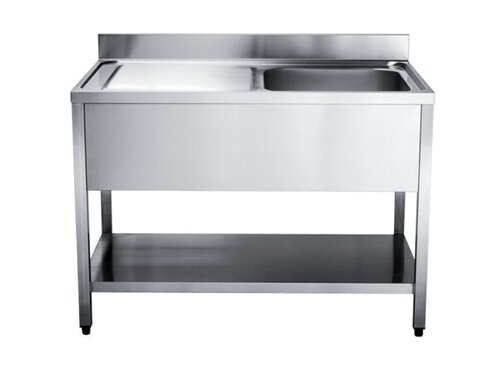 Spltisch mit 1 Becken rechts, Bautiefe 60 cm, mit...