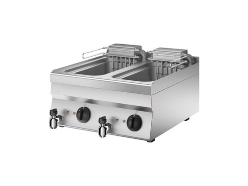 Snack 600 Doppelfritteuse Elektro 2x 10 Liter mit...