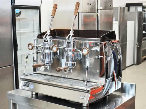 Siebtrgermaschine Espressomaschine Wega Vela ALE mit 2...