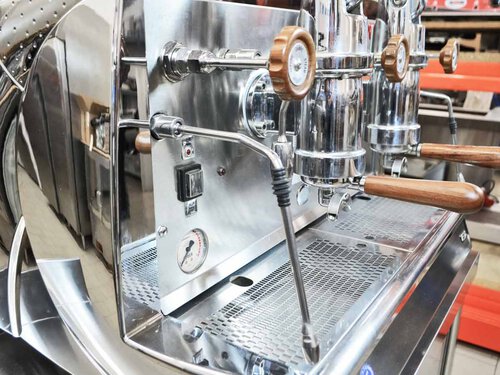 Siebtrgermaschine Espressomaschine Wega Vela ALE mit 2 Brhgruppen / Hebelgruppen