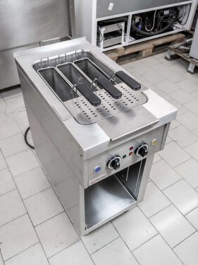Pastakocher Nudelkocher Berner BHNKKTD mit 3 K�rben, BTH 400 x 700 x 850 mm