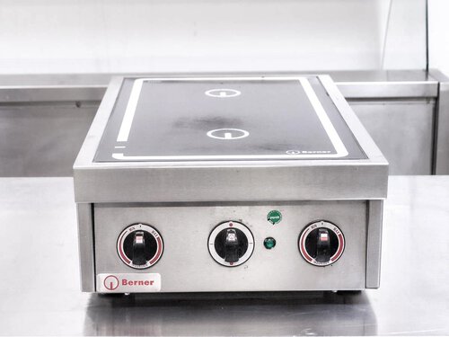 Induktionsherd Berner BI2KTT7 mit 2 Kochstellen,...