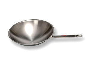 Wok Pfanne Berner WPR1  fr Induktionsherd Edelstahl ...