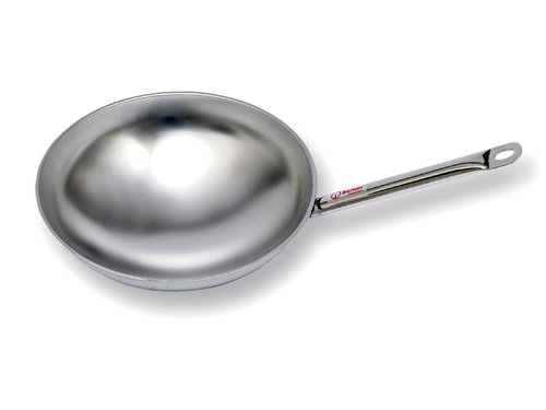 Wok Pfanne Berner WPL1  fr Induktionsherd Edelstahl ...
