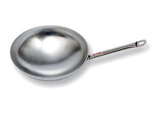 Wok Pfanne Berner WPL1  fr Induktionsherd Edelstahl ...