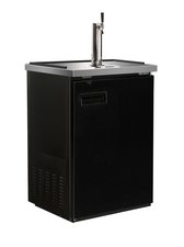 Ausschanktheke Biertheke BK-29 schwarz mit 1 Zapfhahn, 1...