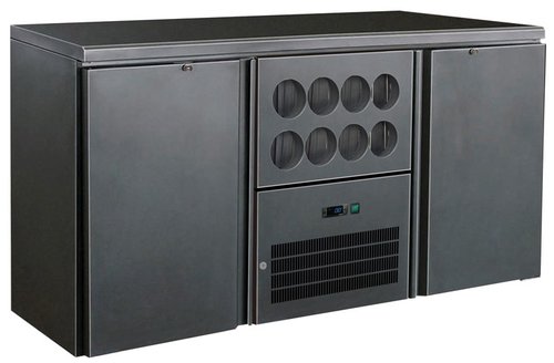 Flaschenkhltisch 380 Liter mit 2 Klapptren Bar Cooler...