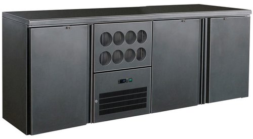 Flaschenkhltisch 510 Liter mit 3 Klapptren Bar Cooler...