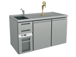 Ausschanktheke Biertheke 1550x700x930 mm, 2 T�ren, 1...