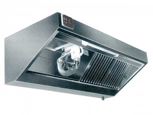 Wandhaube ECO WMR 120/70 mit Motor und Regler 1200 x 700 x 450 mm 1050 m�/h