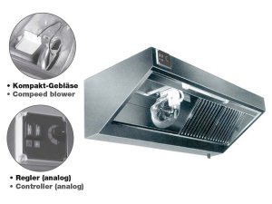 Wandhaube ECO WMR 260/70 mit Motor und Regler 2600 x 700...