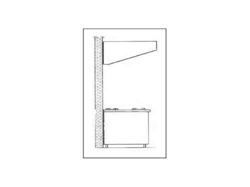Wandhaube ECO WMR 100/90 mit Motor und Regler 1000 x 900 x 450 mm 1134 m�/h