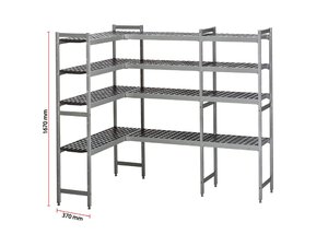 Regalsystem KIT 40 f�r K�hlzellen Breite 1300 + 1180 mm...