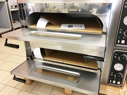 Pizzaofen Profi fr Pizzen bis 12 x  32 cm 1 oder 2 Backkammern