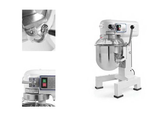 Hendi 222836 Profi Planetenr�hrwerk 10 Liter Mehl 2,5 kg 3 Geschwindigkeiten