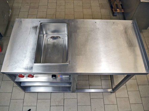 Bainmarie Ubert IABM 1030E Edelstahl 230 V / 2 kW 1430 x 700 x 900 mm