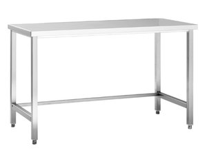 Edelstahl Arbeitstisch ohne Grundboden, BTH 600 x 700 x...