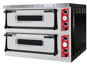 Pizzaofen Special 66 TOP Extrabreit Vollschamott mit 2...