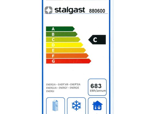 Khlschrank 600 Liter Umluftkhlung 775 x 695 x 1900 mm