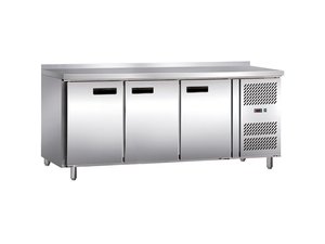 Tiefkhltisch Edelstahl Inhalt 465 Liter mit 3 Tren...