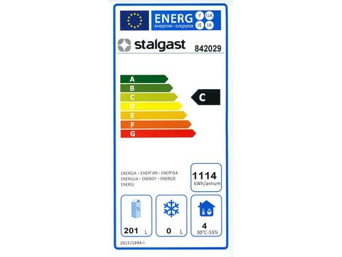 Khltisch mit 2 Tren, fr GN 1/1 Inhalt 257 Liter, BTH...