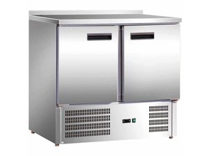 Khltisch mit 2 Tren, fr GN 1/1 Inhalt 257 Liter, BTH...