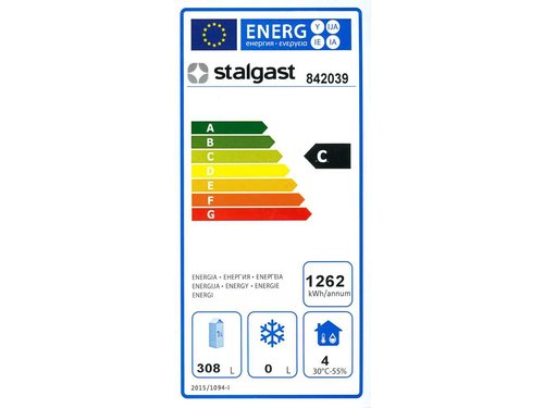 Khltisch Edelstahl Inhalt 400 Liter mit 3 Tren fr GN...