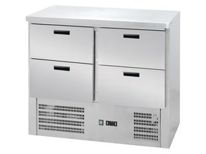 K�hltisch mit 4 Schubladen, f�r GN 1/1 Inhalt 257 Liter,...