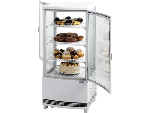 K�hlvitrine Kuchenvitrine Inhalt 86 Liter mit 2 T�ren und...