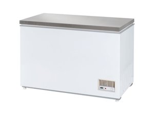 Tiefkhltruhe mit Edelstahldeckel, Inhalt 312 Liter, BTH...