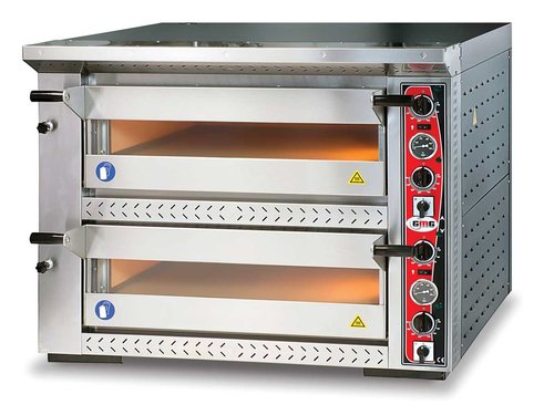 Pizzaofen GRANDE PG 66 DE mit 2 Backkammern fr 6+6 x ...