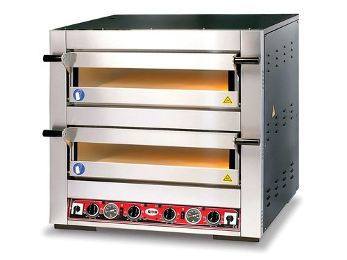 Pizzaofen FIRINO PS 66 DE mit 2 Backkammern fr 6+6 x ...