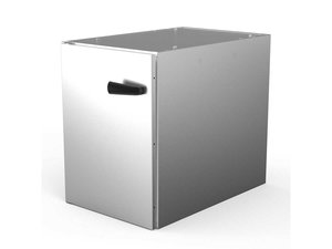 neutraler Unterschrank mit eingebauten Auflageschienen...