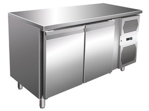 K�hltisch 260 Liter, 2 T�ren, GN 2/3, 1360x600x860mm