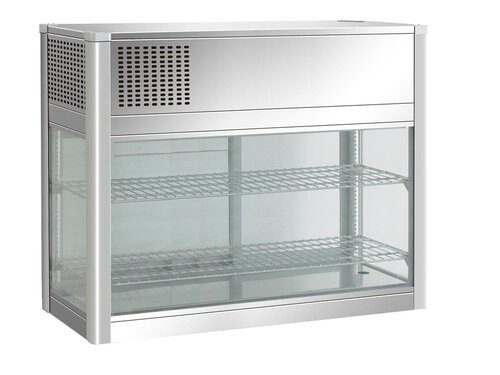 Schauvitrine Khlvitrine 204 Liter, Umluft, 1005x410x923 mm