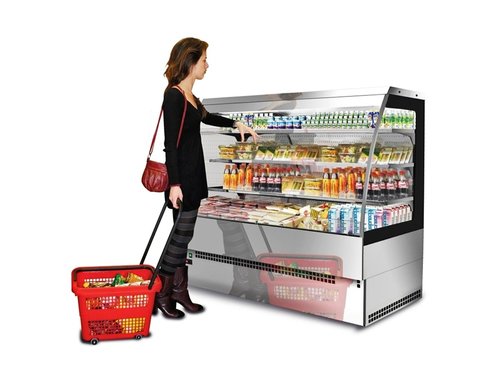 Khlregal Khltheke fr Selbstbedienung Edelstahl 1200 x...