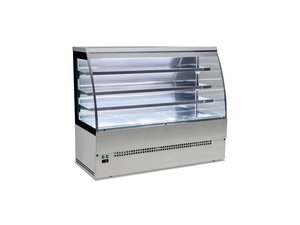 K�hlregal K�hltheke f�r Selbstbedienung Edelstahl 1800 x...