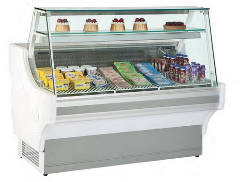 K�hltheke gerades Frontglas 3000x970x1270 mm